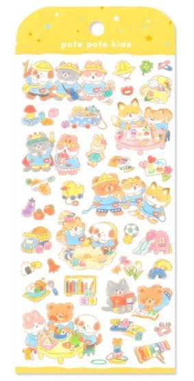 Mind Wave Potepote Kids Stickers - Kindergarten | Papermind Shop