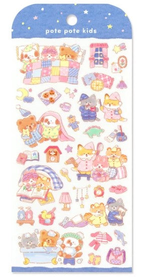 Mind Wave Potepote Kids Stickers - Sleepover Party | Papermind Shop