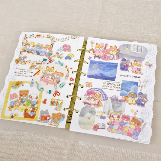 Mind Wave Potepote Kids Stickers - Sleepover Party - Shop Sticker Sheets and Japanese Stationery at Papermind Stationery Shop