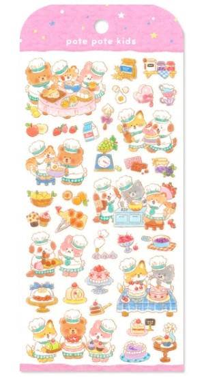 Mind Wave Potepote Kids Stickers - Cake Shop | Papermind Shop