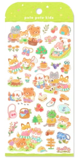 Mind Wave Potepote Kids Stickers - Picnic | Papermind Shop