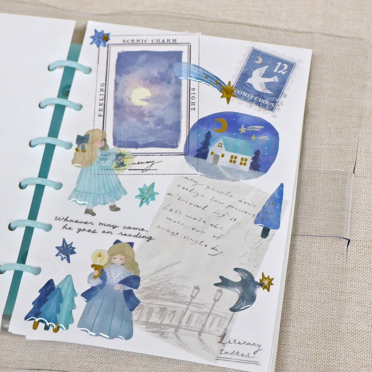 Mind Wave Mon Atelier Sticker - Midnight - Shop Sticker Sheets and Japanese Stationery at Papermind Stationery Shop