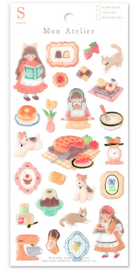 Mind Wave Mon Atelier Sticker - Sweet Desserts | Papermind Shop