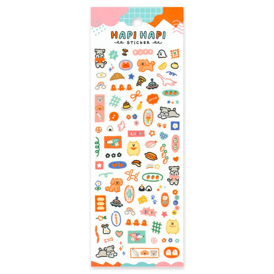 Mind Wave Happy Happy Sticker Sheet - Dog | Papermind Stationery
