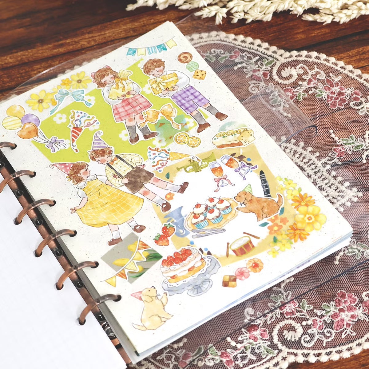 Mind Wave Cheerly Cherry Sticker - Birthday 82876 - Shop Sticker Sheets and Japanese Stationery at Papermind Stationery Shop