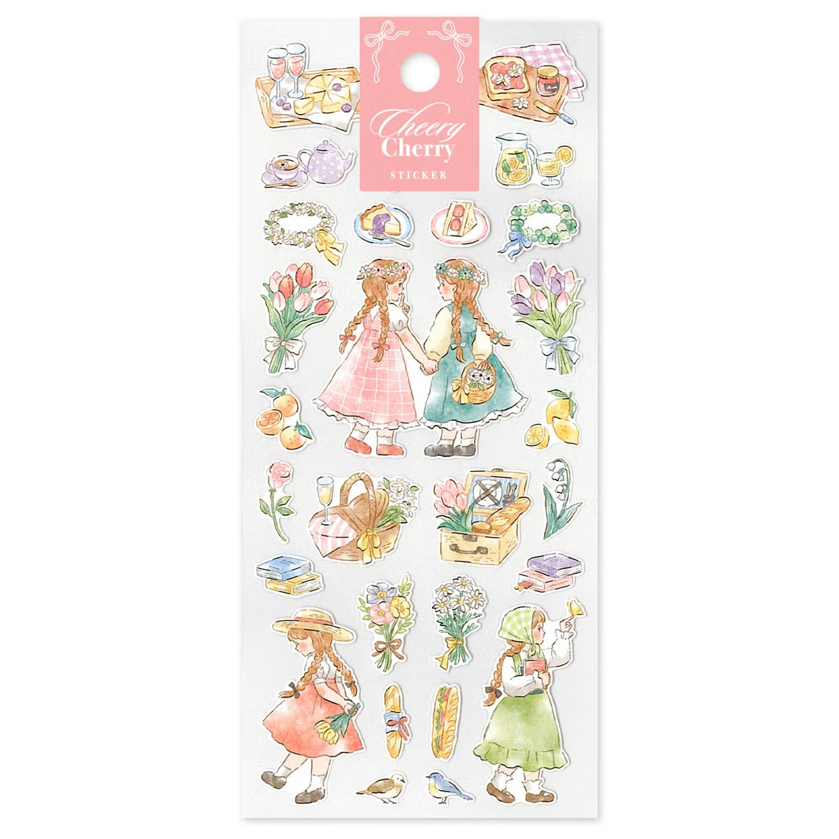 Mind Wave Cheerly Cherry Sticker - Flower Field 82877 | Papermind Shop