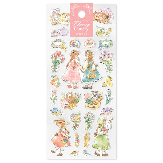 Mind Wave Cheerly Cherry Sticker - Flower Field 82877 | Papermind Shop