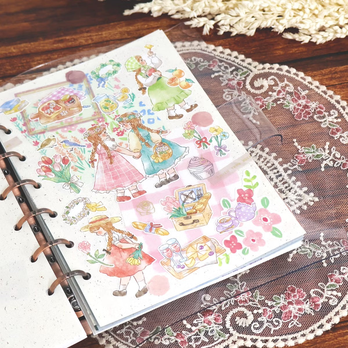 Mind Wave Cheerly Cherry Sticker - Flower Field 82877 - Shop Sticker Sheets and Japanese Stationery at Papermind Stationery Shop
