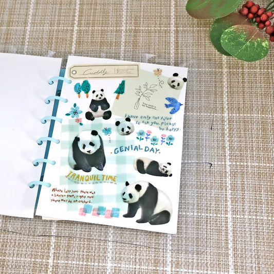Mind Wave Photo Selection Sticker Sheet - Panda - Shop Sticker Sheets and Japanese Stationery at Papermind Stationery Shop