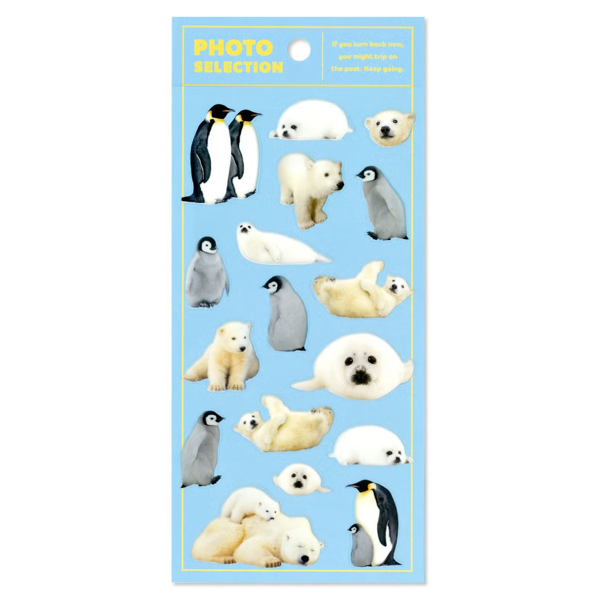 Mind Wave Photo Selection Sticker Sheet - Creatures of Cold Places | Papermind Stationery