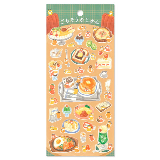 Mind Wave Delicious Feast Time Stickers - Japanese Coffee Shop
