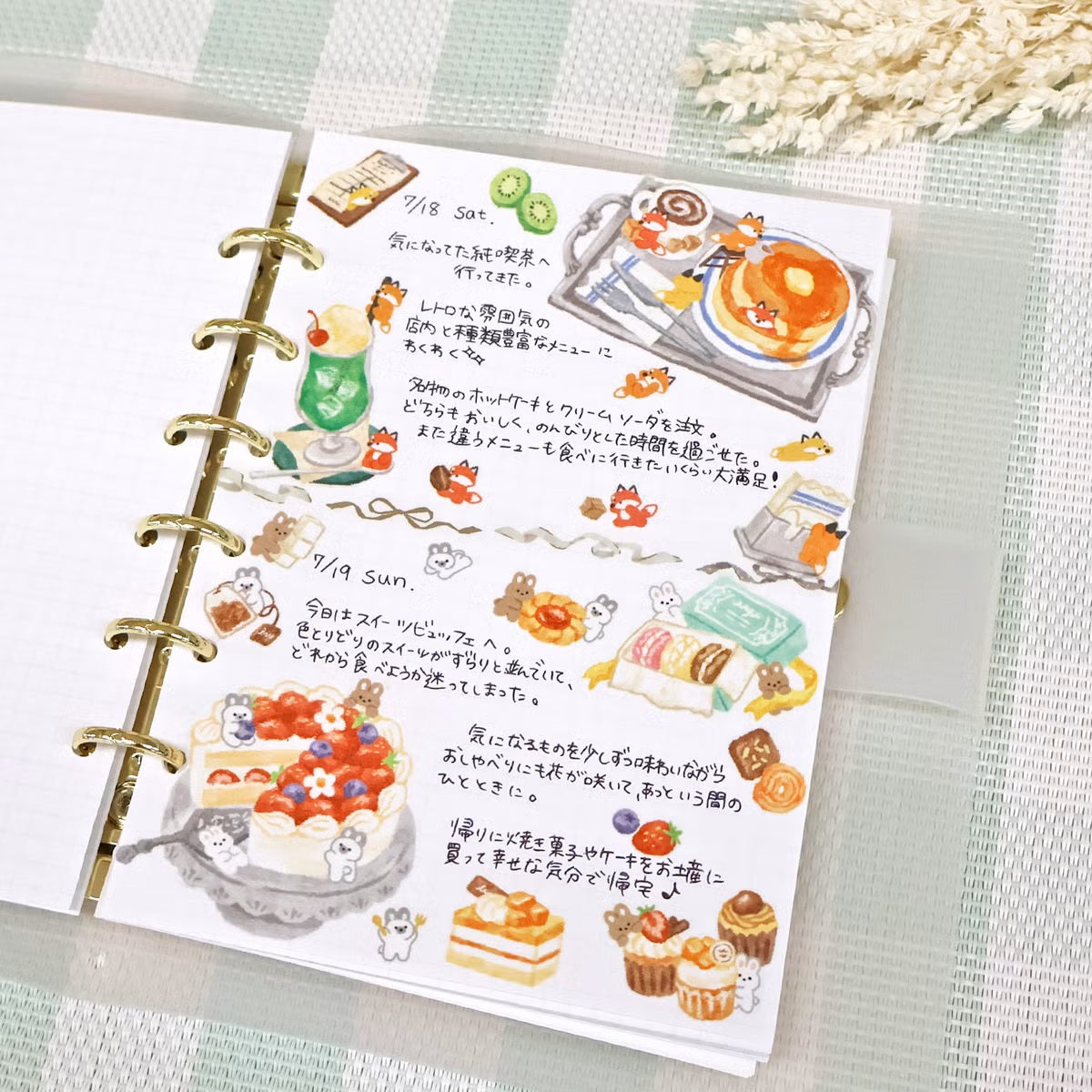 Mind Wave Delicious Feast Time Stickers - Sweet Desserts - Shop all Sticker Sheets and Japanese Stationery at Papermind Stationery Shop