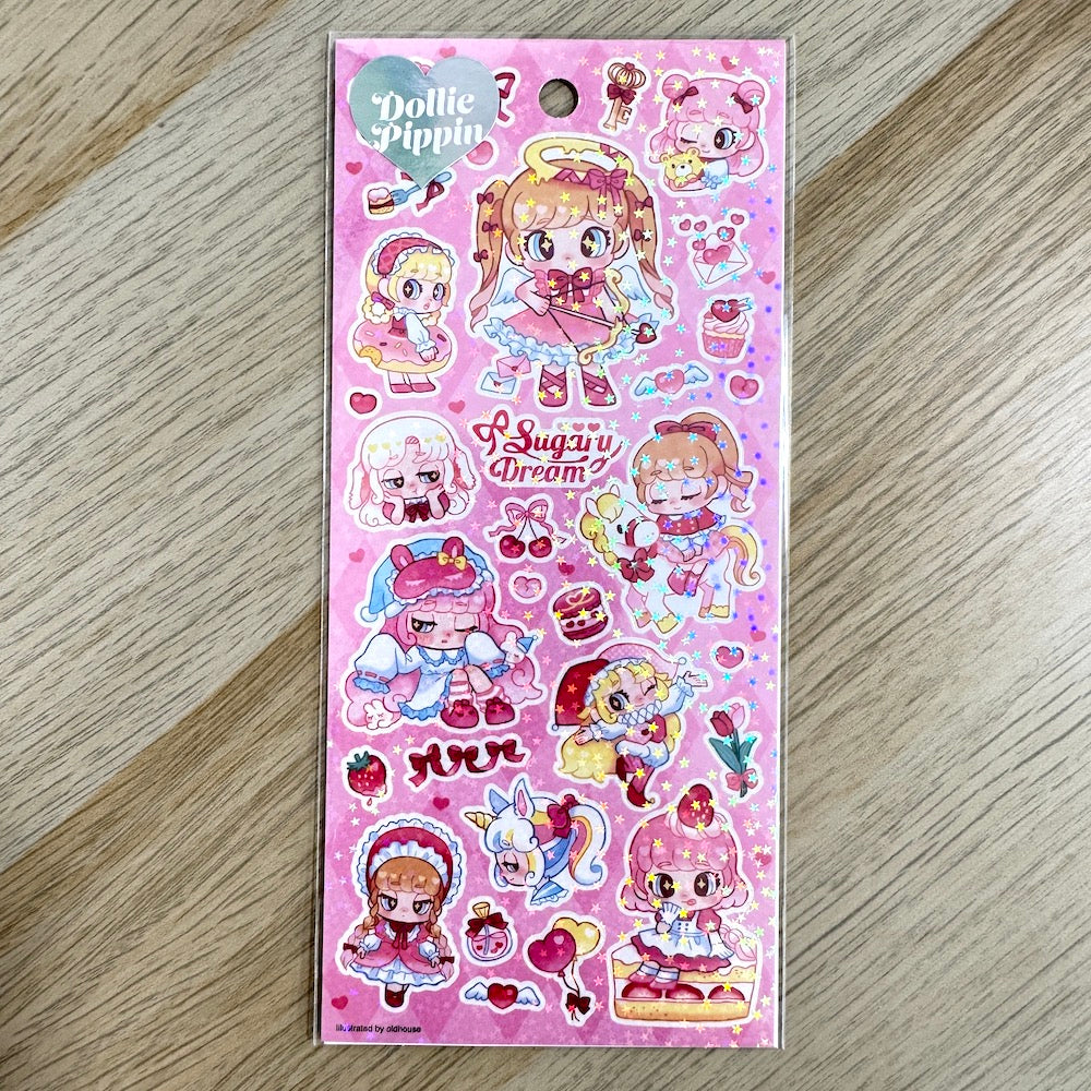 Mind Wave Dolly Pippin Stickers - Sugarly Dream - Shop Sticker Sheets and Japanese Stationery at Papermind Stationery Shop