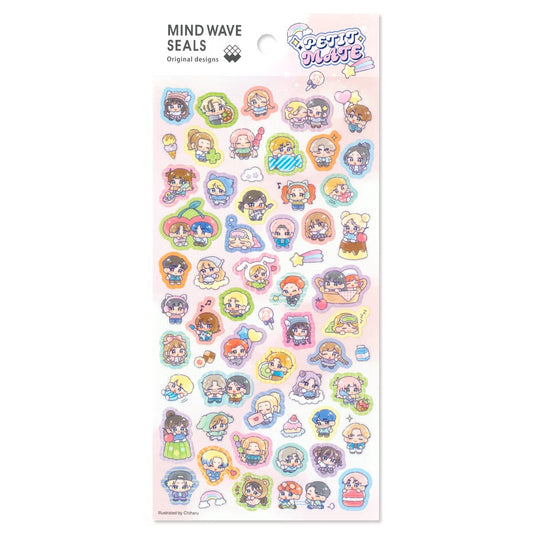 Mind Wave Sticker Sheet - PETIT MATE Best Friends| Papermind Stationery