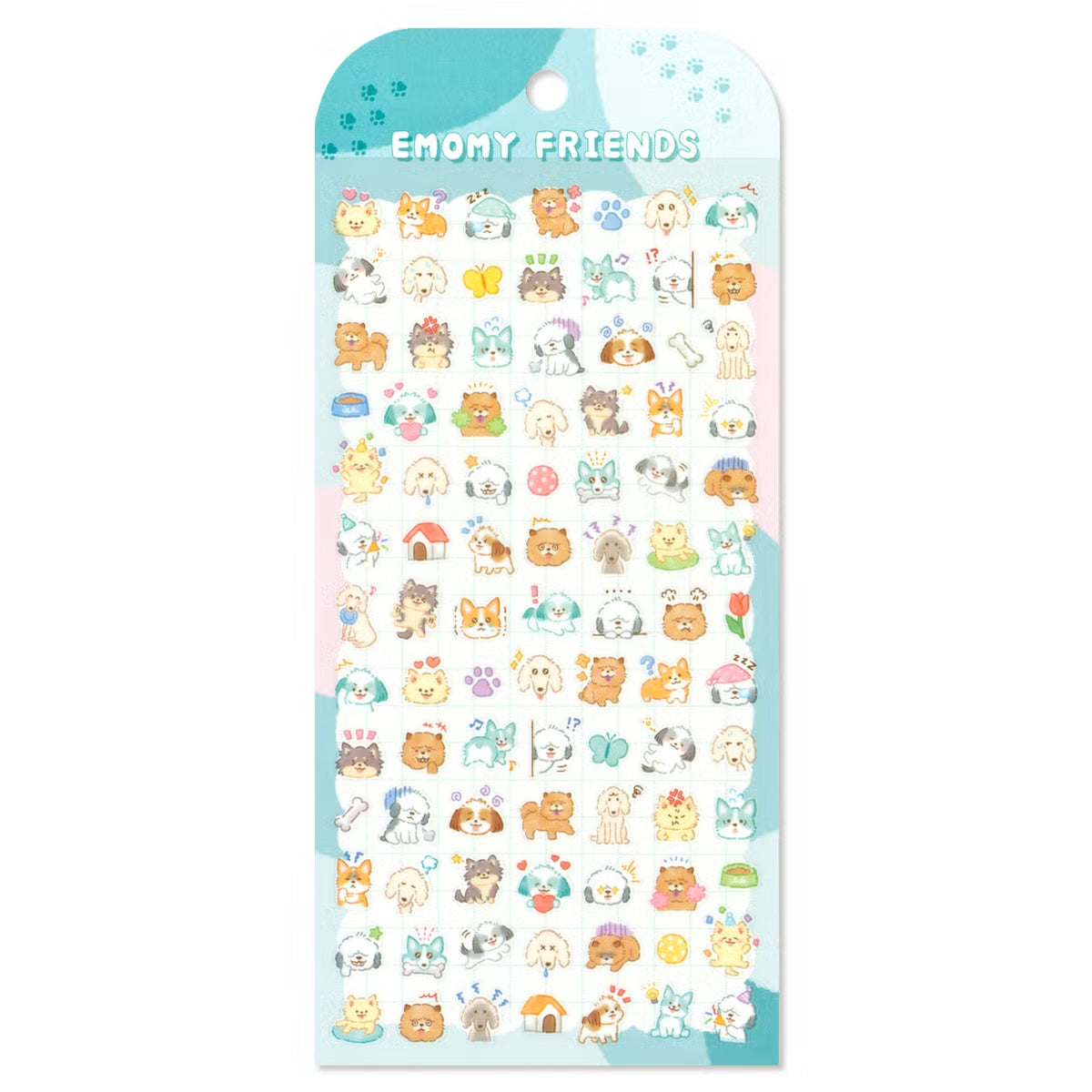 Mind Wave Emomi Friends Sticker Sheet - Dogs | Papermind Shop