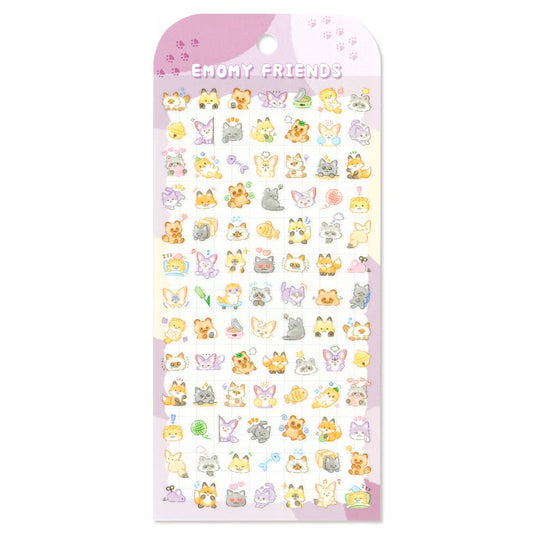 Mind Wave Emomi Friends Sticker Sheet - Cats  | Papermind Shop
