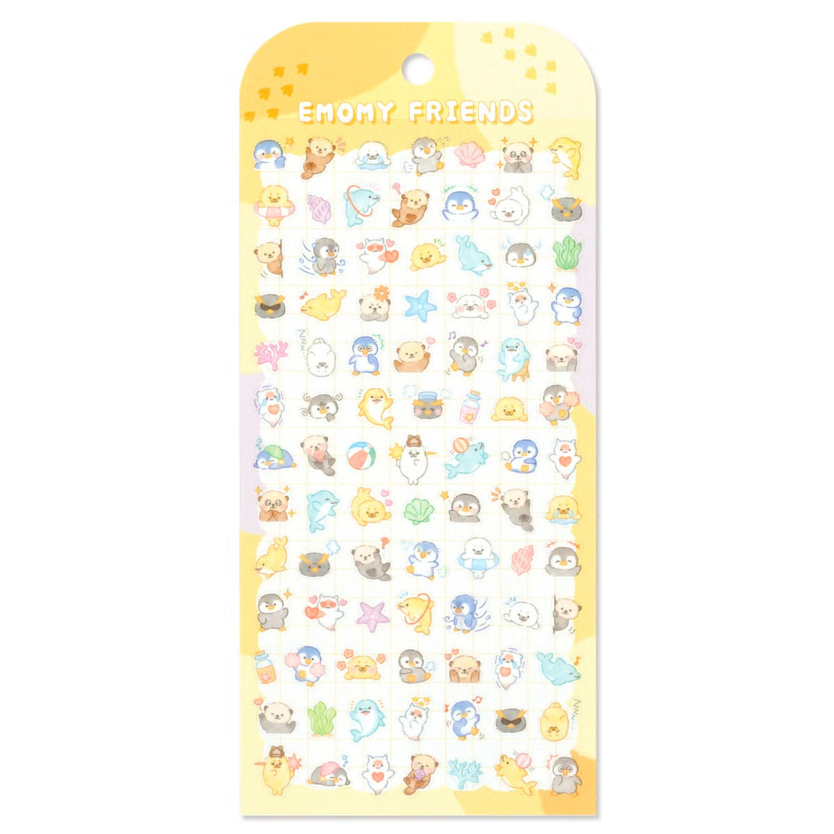 Mind Wave Emomi Friends Sticker Sheet - Sea Animals | Papermind Shop