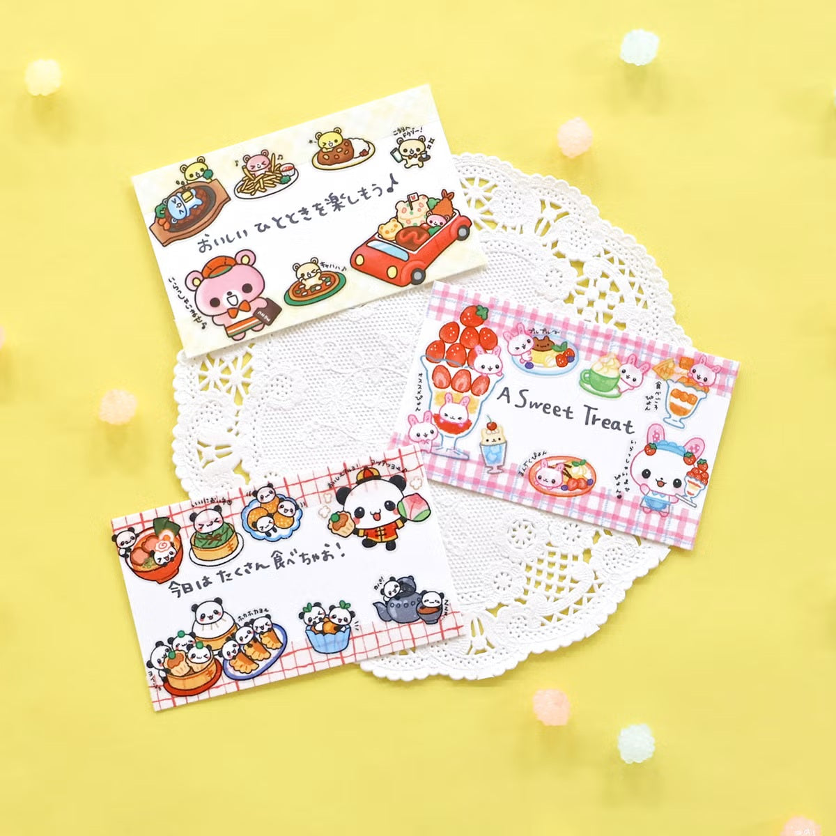 Mind Wave Animal Menu Stickers - Bear's Restaurant | Papermind Stationery