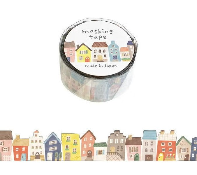 Mind Wave 18mm Washi Tape - Die-Cut Houses | Papermind Shop