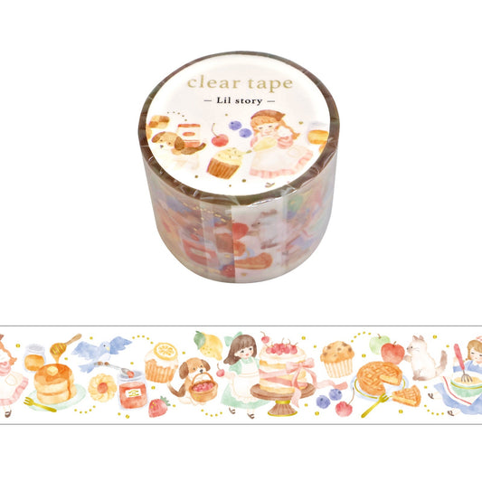 Mind Wave Clear Tape Foil Stamped 30mm width Lill Story baking | Papermind Shop