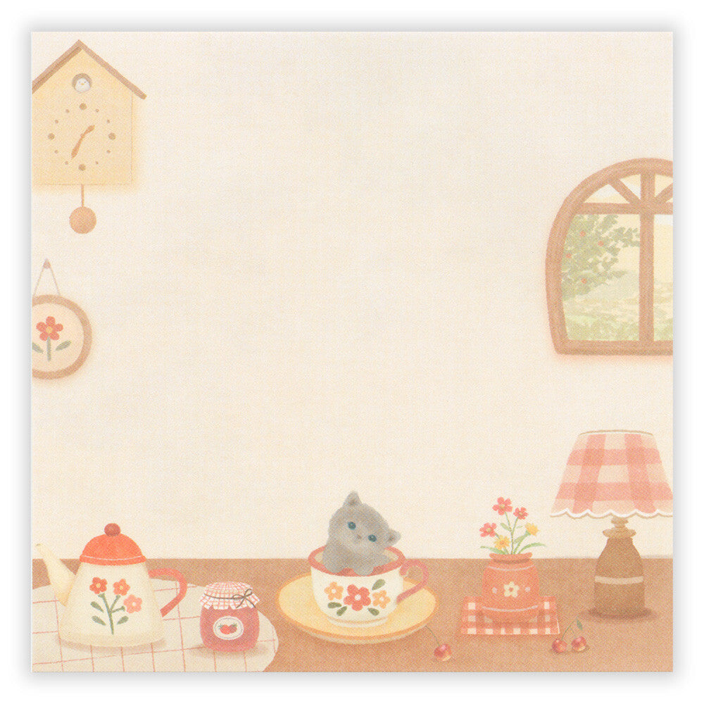 NB Co. Memo Pad -  Cat x Holiday Home | Papermind Shop