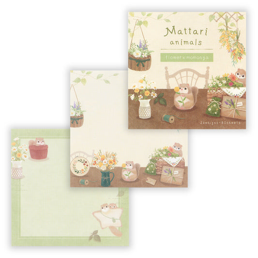 NB Co. Memo Pad - Flying Squirrel x Flower | Papermind Shop