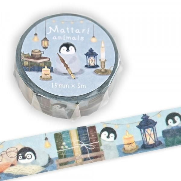NB Co. 15mm Washi Tape - Penguin x Night | Papermind Shop