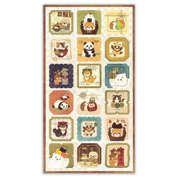 NB Co. Sticker Sheet - Japanese Style Animals | Papermind Shop