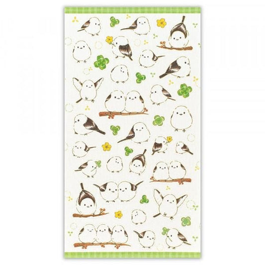 NB Co. Sticker Sheet - Long-tailed Tit Bird & Clover | Papermind Shop