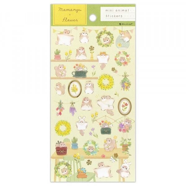 NB Co. Sticker Sheet - Flying Squirrel x Flower | Papermind Shop