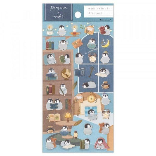 NB Co. Sticker Sheet - Penguin x Night | Papermind Shop