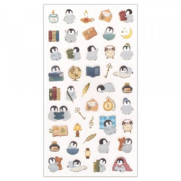 NB Co. Sticker Sheet - Penguin x Night | Papermind Shop