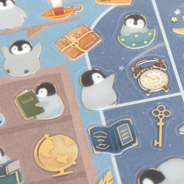 NB Co. Sticker Sheet - Penguin x Night | Papermind Shop