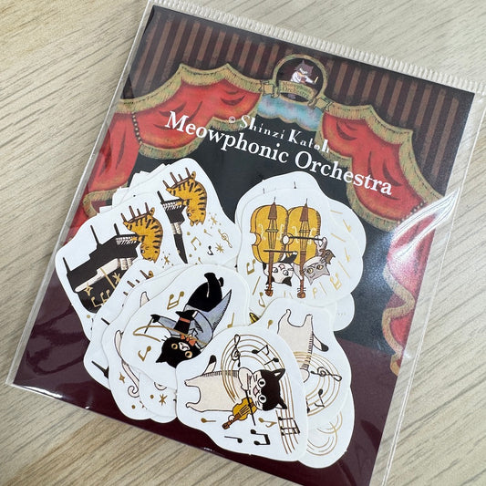 Seal Do Printing Flake Stickers - Sparkling Meowphonic Orchestra