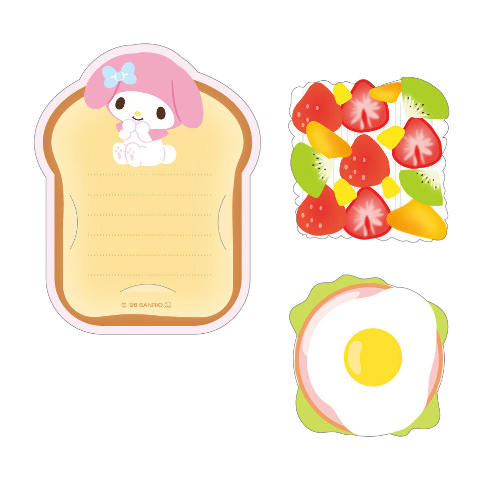 Sanrio Character Hidden Message Memo - Bento My Melody | Papermind Shop