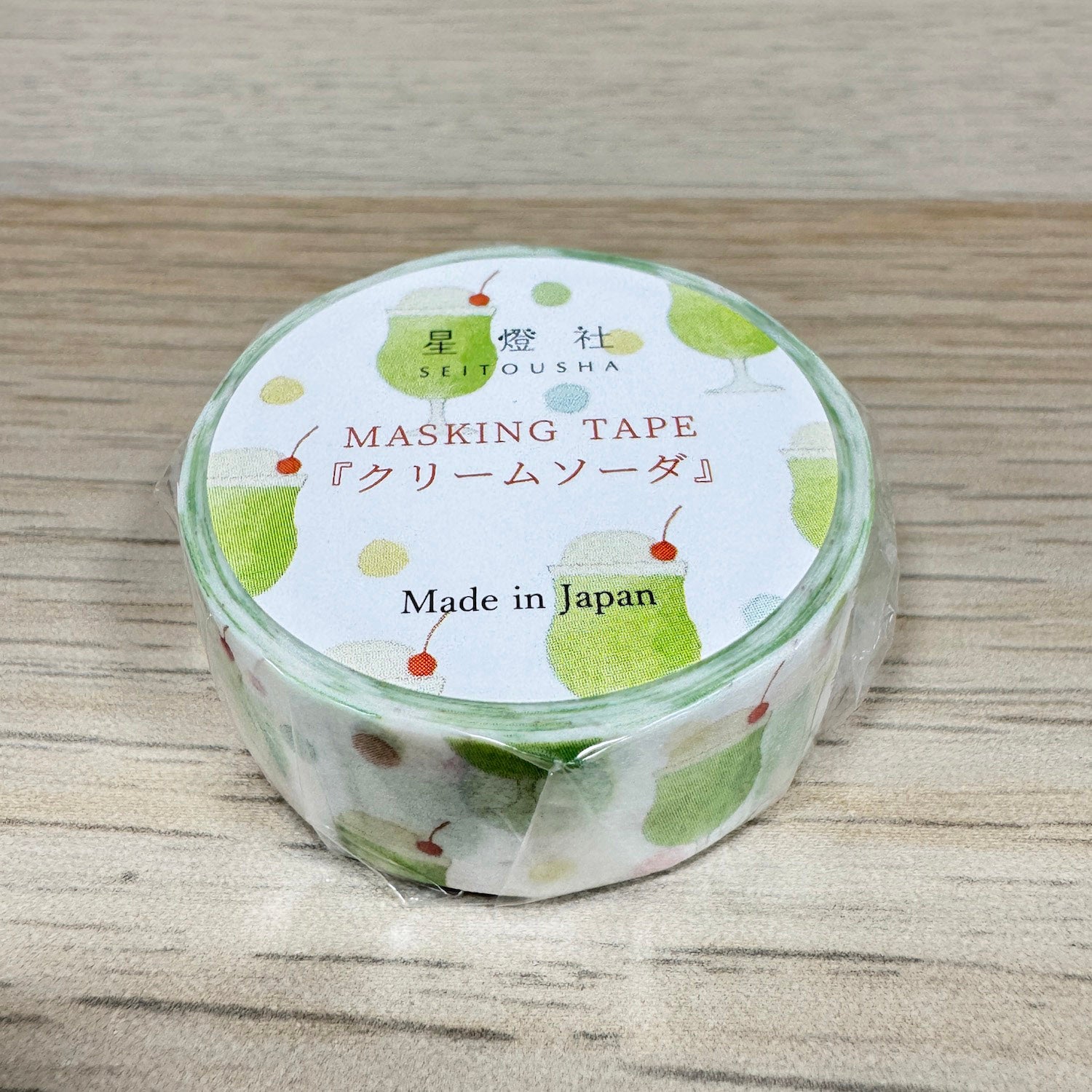 Seitousha 15mm Washi Tape - Melon Cream Soda | Papermind Shop