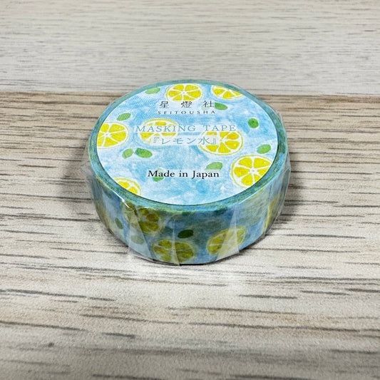 Seitousha 15mm Washi Tape - Lemon Water | Papermind Shop