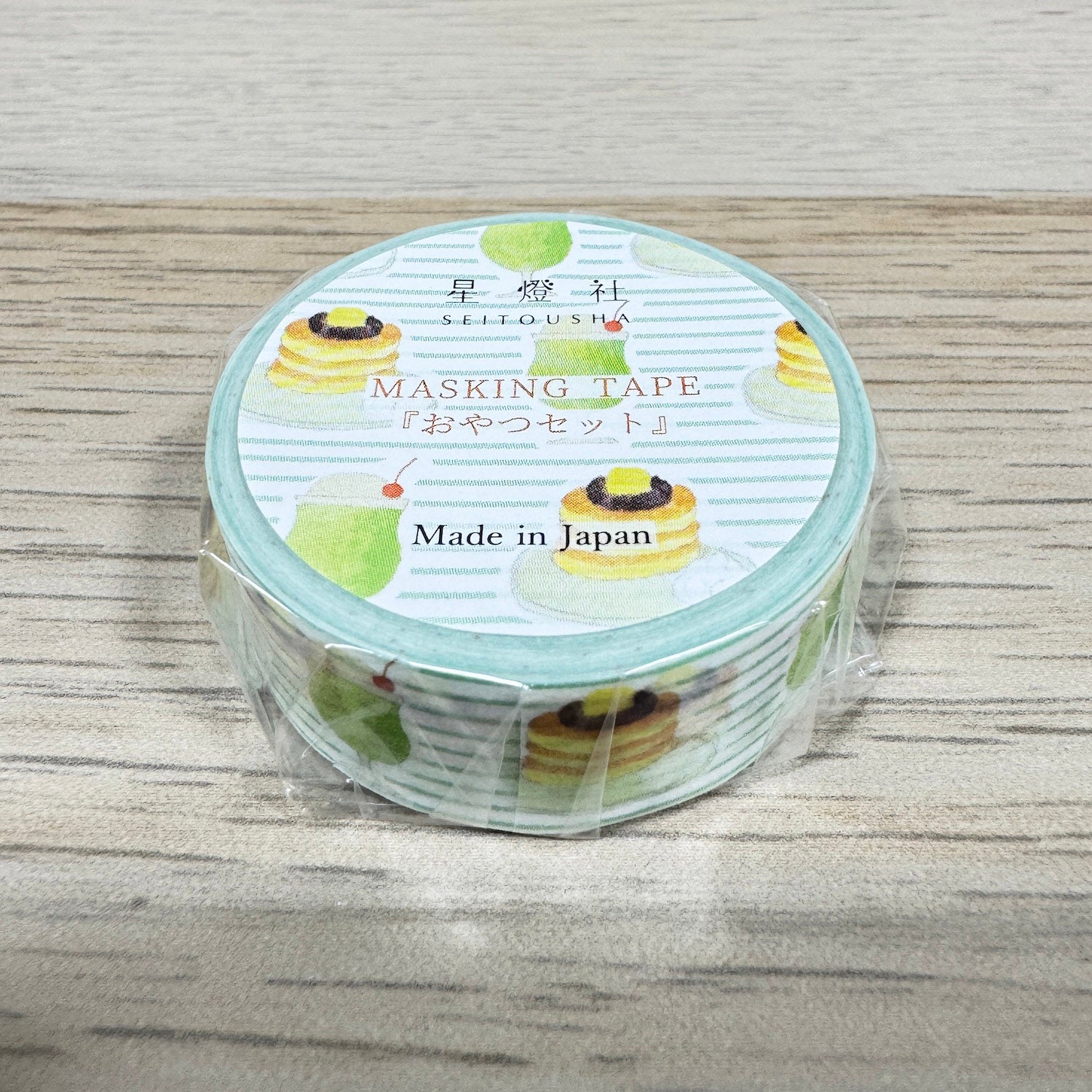 Seitousha 15mm Washi Tape - Morning Pancake & Cream Soda | Papermind Shop