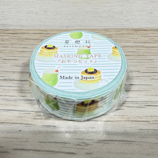 Seitousha 15mm Washi Tape - Morning Pancake & Cream Soda | Papermind Shop