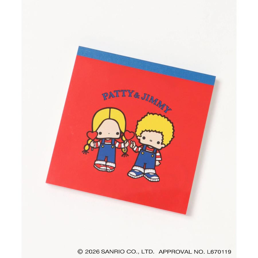 Sanrio Square Retro Memo Pad - Patty & Jimmy [Sunstar Stationery] | Papermind Shop