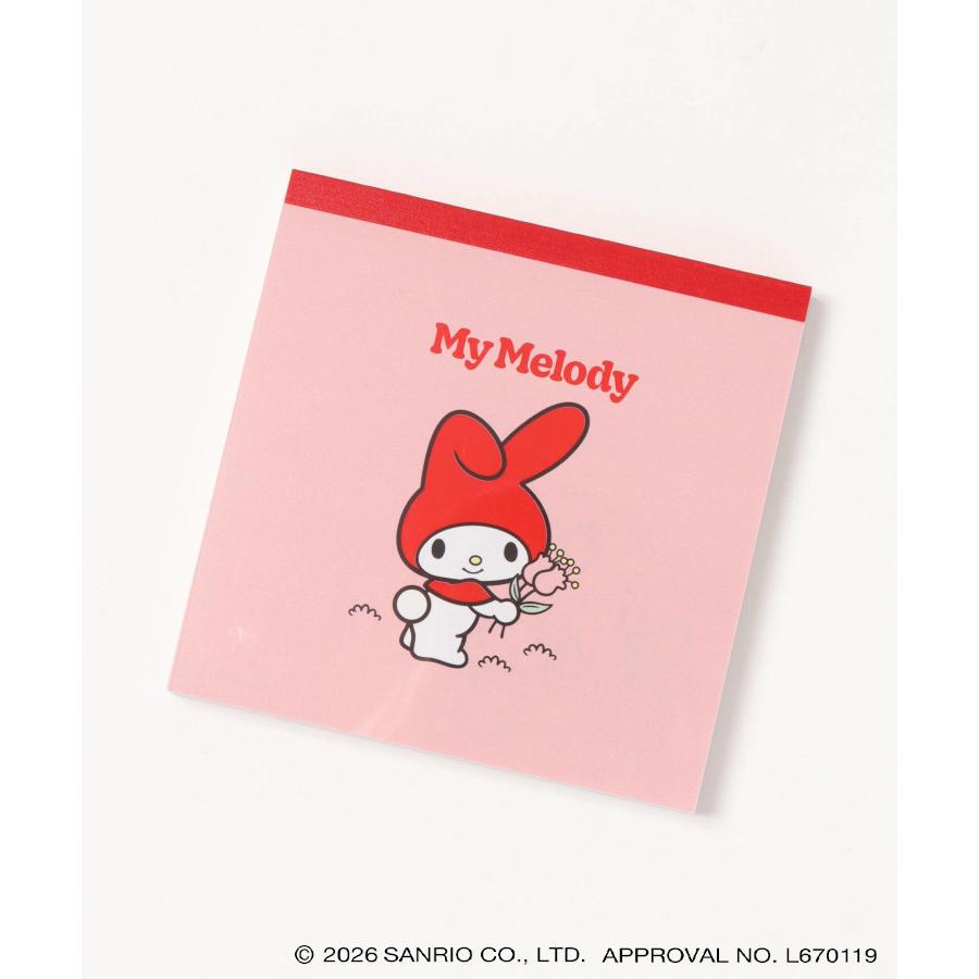 Sanrio Square Retro Memo Pad - My Melody [Sunstar Stationery] | Papermind Shop