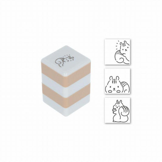Sunstar Stationery Popping Up Stamp - Squirrel | Papermind Shop