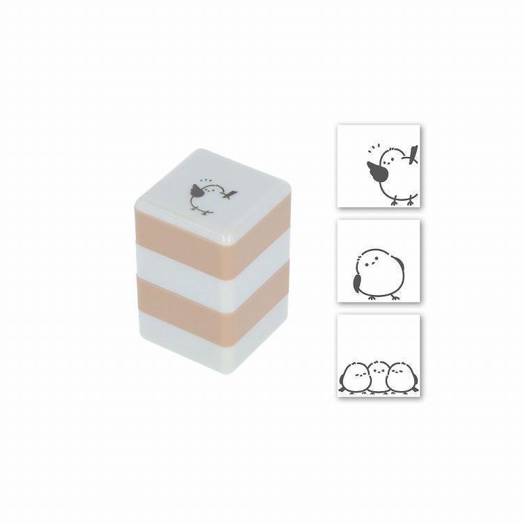 Sunstar Stationery Popping Up Stamp - Long-tailed Tit Bird | Papermind Shop