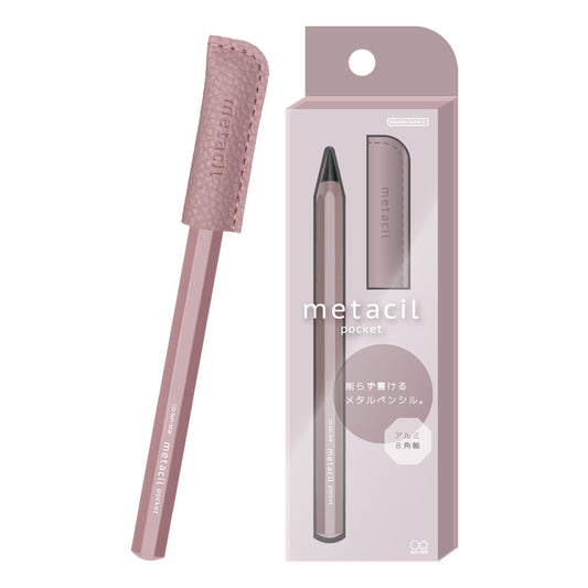 Sunstar Stationery Metacil Pocket Pencil Pink | Papermind Shop