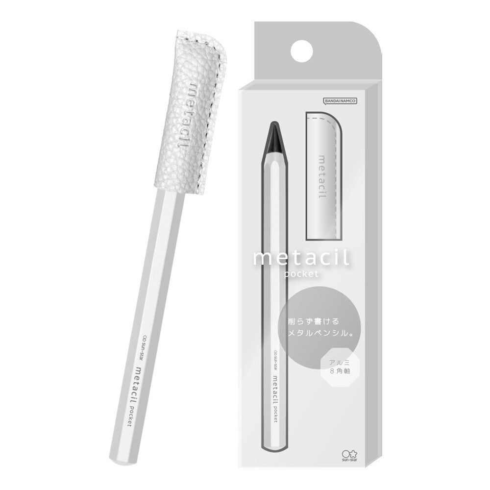 Sunstar Stationery Metacil Pocket Pencil White | Papermind Shop