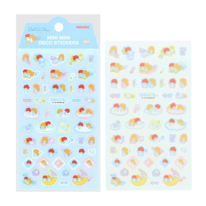 Sanrio Mini Deco Retro Sticker Sheet - Little Twin Stars [Sunstar Stationery] | Papermind Shop