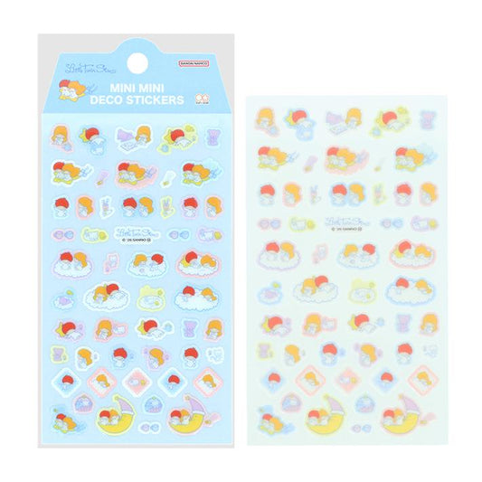 Sanrio Mini Deco Retro Sticker Sheet - Little Twin Stars [Sunstar Stationery] | Papermind Shop