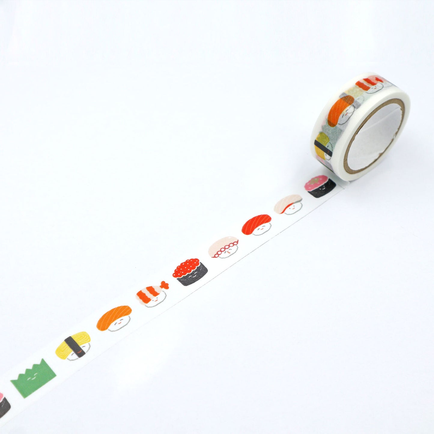 World Craft 15mm Washi Tape - Smiling Sushi | Papermind Shop