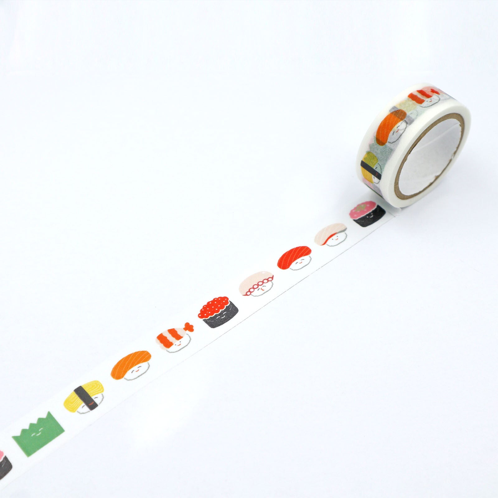 World Craft 15mm Washi Tape - Smiling Sushi | Papermind Shop