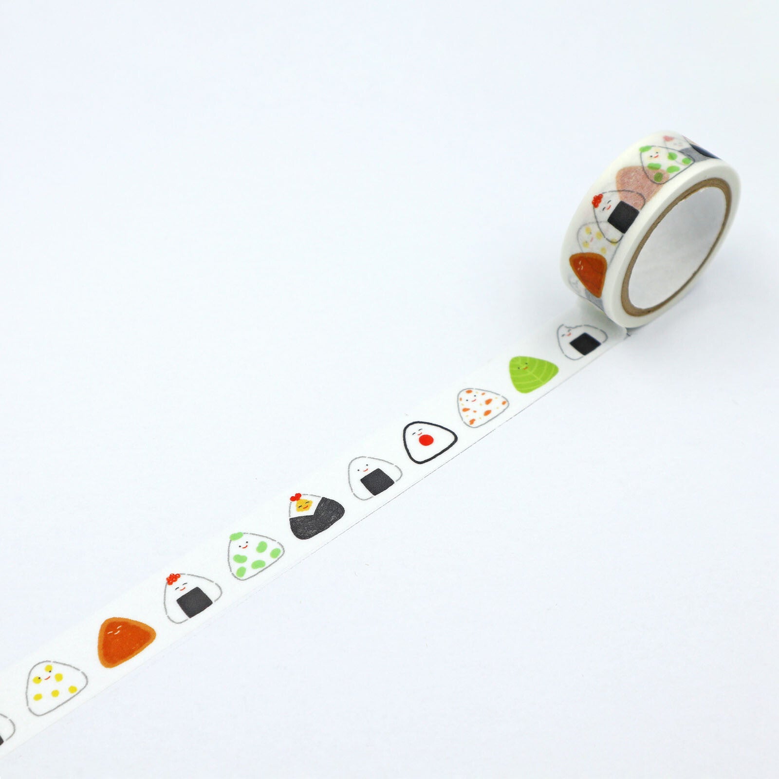 World Craft 15mm Washi Tape - Smiling Onigiri | Papermind Shop